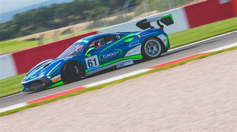 Ferrari of Scott Sport stars at Brands Hatch.